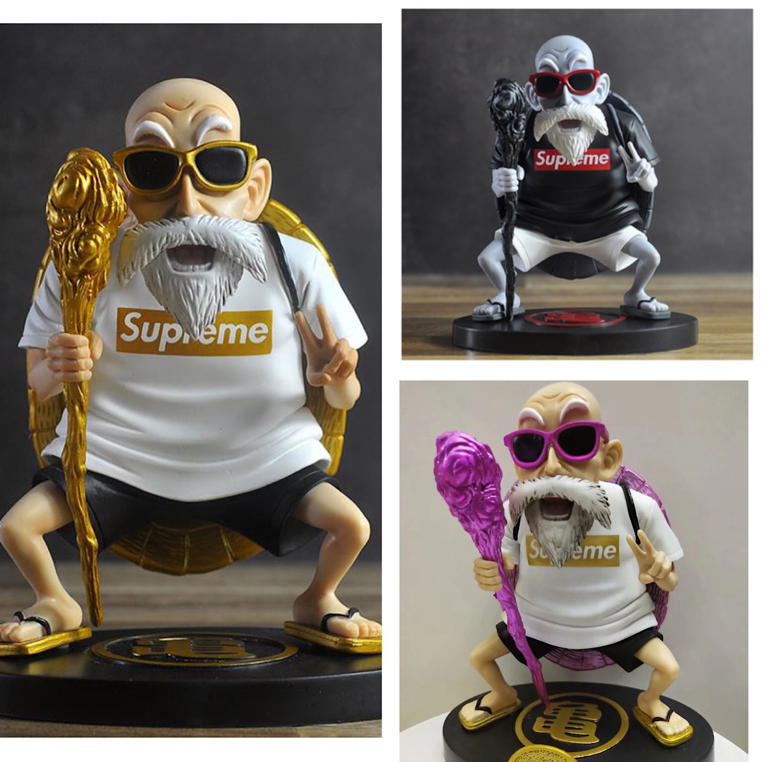 七龙珠潮牌龟仙人武道富贵盒装手办公仔摆件模型