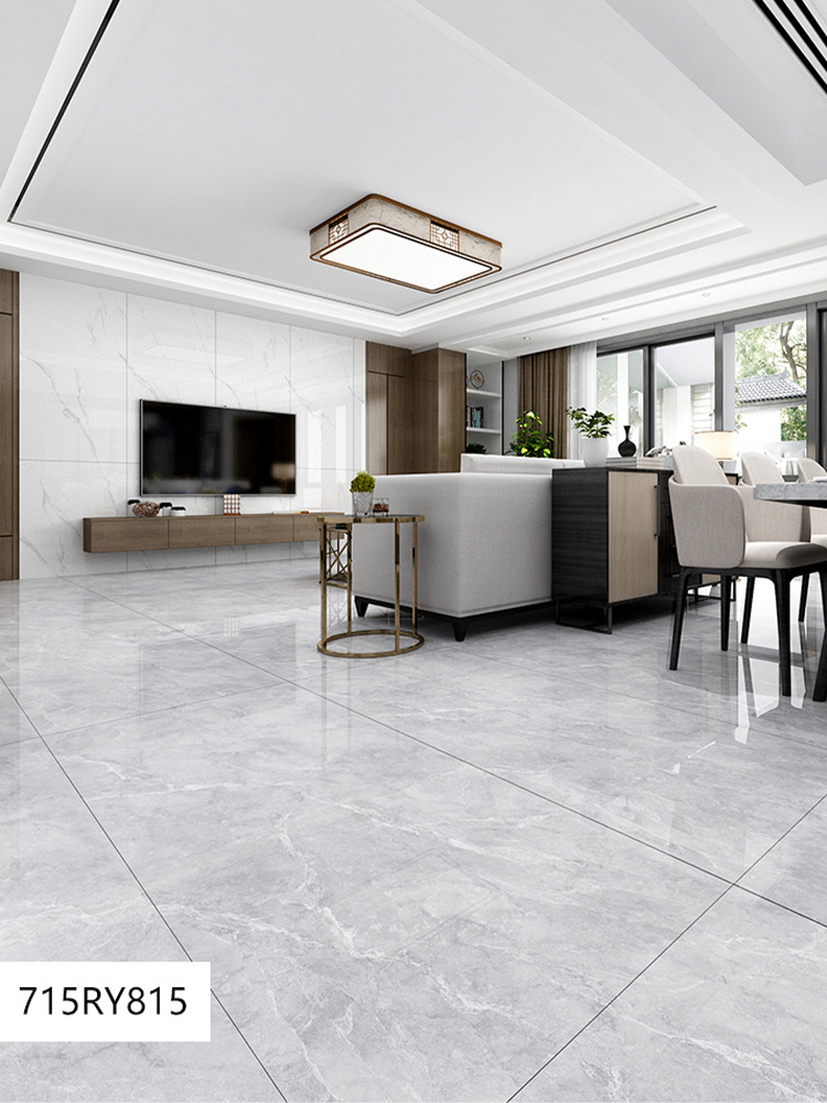 750x1500大板瓷砖客厅灰色连纹通体大理石地砖广东佛山防滑地板砖