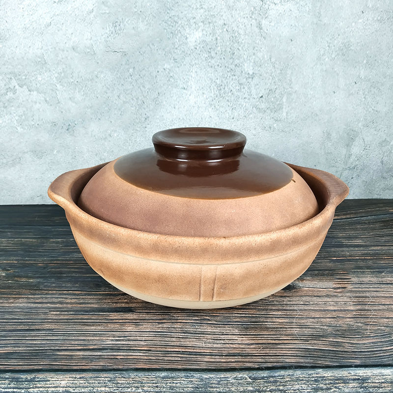 复古干烧煲老式砂锅土砂锅家用燃气耐高温炖锅炭炉火锅打边炉商用