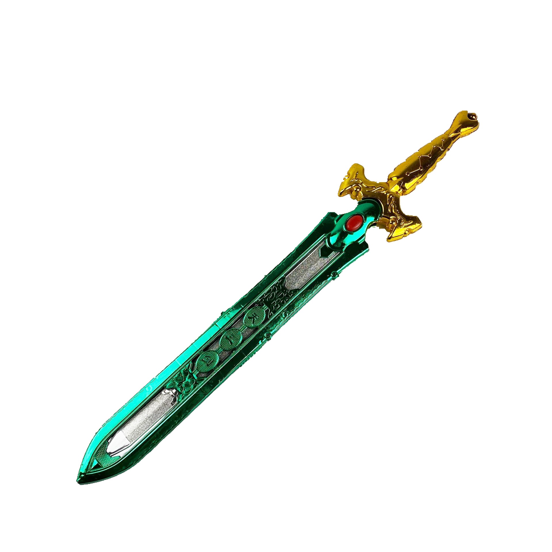 厂家供应批发儿童玩具剑儿童仿真宝剑塑料电镀天王剑玩具景区热卖