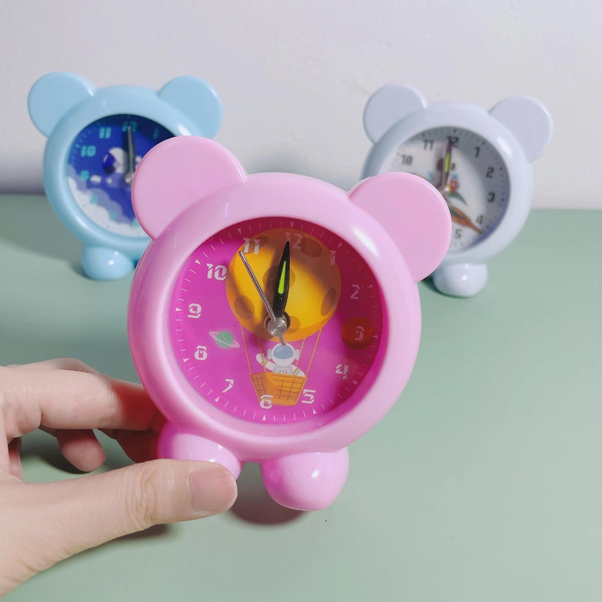 79成交209只摩托车小闹钟学生儿童时钟卡通创意可爱迷你闹铃床头钟
