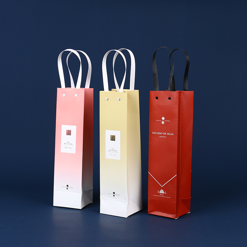 礼品袋纸袋服装袋子红酒袋牛皮袋黑卡纸袋企业广告手提袋印刷logo