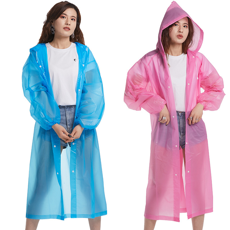 Non-Disposable Thickened Raincoat Long Full Body Rainproof Travel Concert Adult Portable One-Piece Raincoat Wholesale