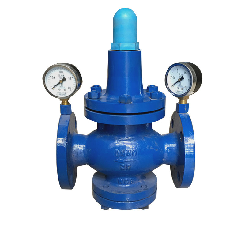 y42x-16c带表消防自来水用可调式水压调压减压阀dn100 dn125 80