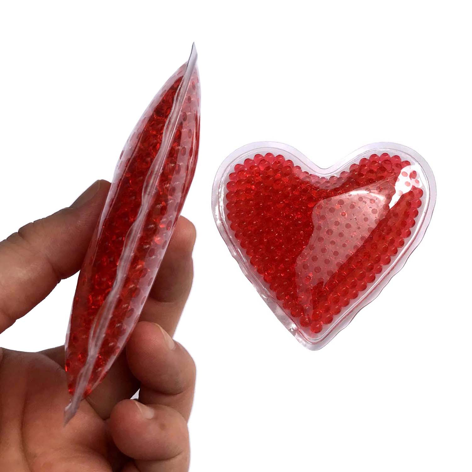 gel beads cold pack爱心形凝胶珠冰袋 吸水软珠冷热敷冰袋批发