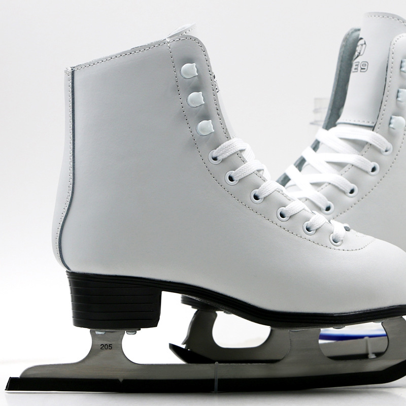 源头厂家成人牛皮滑冰鞋初学者高跟冰球鞋双人花样滑冰冰刀鞋定制