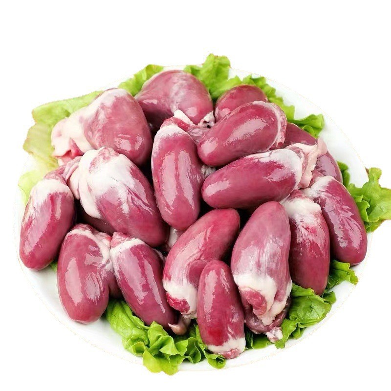 新鲜冷冻鸭心国产鸭内脏生鲜鸭心铁板鸭杂煲烧烤餐饮