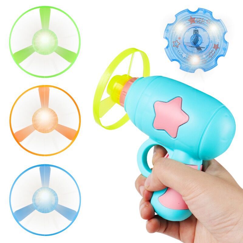 Children's Toy Bamboo Dragonfly Stall Toy Wholesale Factory Luminous Toy Gyro Night Market Stall Toy Frisbee
