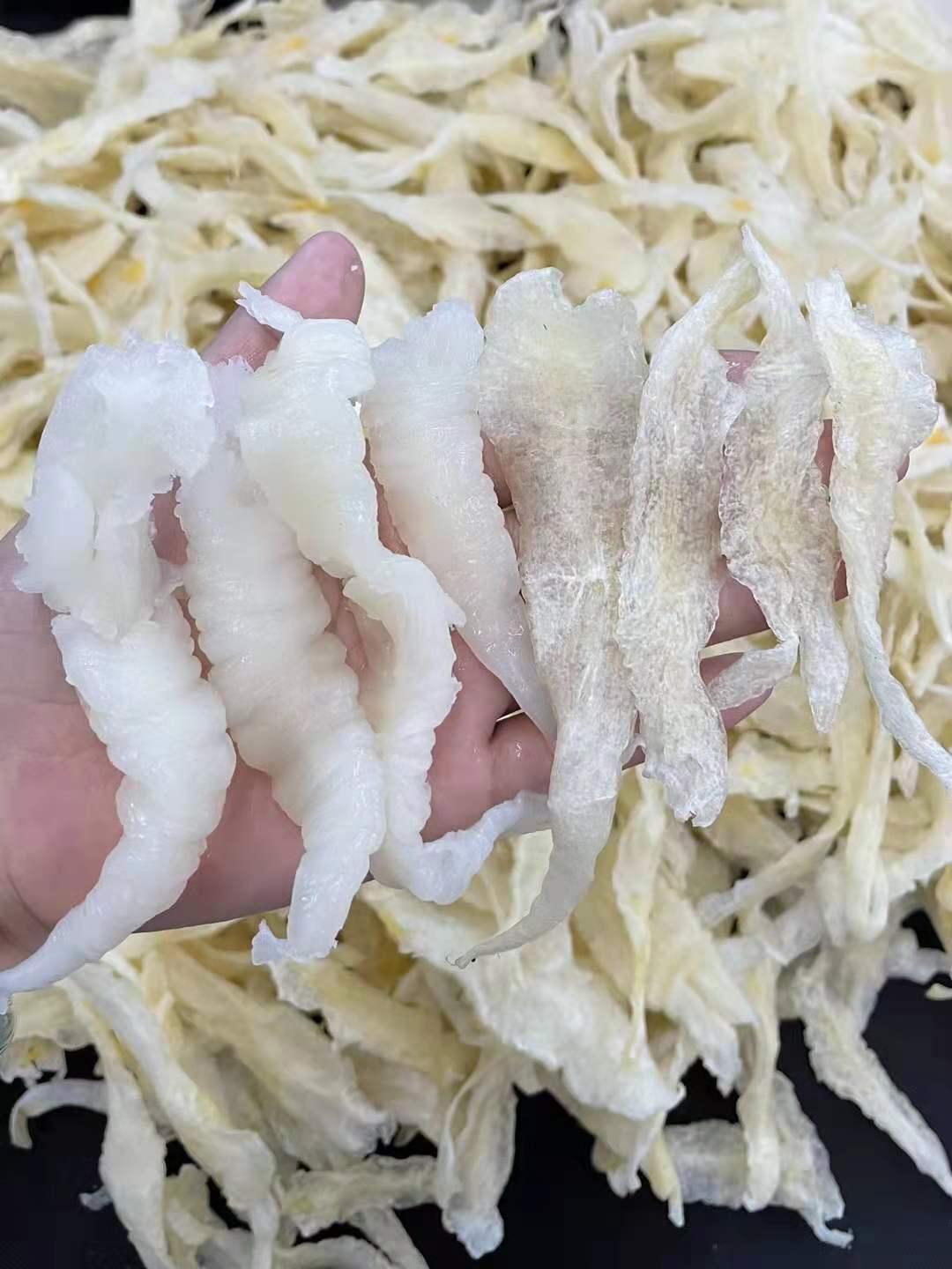100头白胶条巴沙条鱼胶干250g小龙条巴沙胶花胶即食鱼肚大量批发