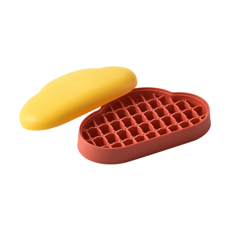 Summer Creative Ice Cube Mold Household Ice Cube Pineapple Cloud Plastic Ice Maker with Lid DIY0755-3