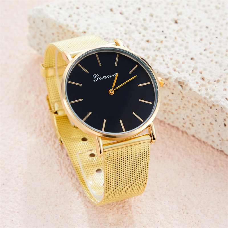 New Arrival Hot Sale Mesh Strap Fashion Mesh Strap Women's Watch Simple Temperament Fashion Women's Watch in Stock Wholesale Reloj