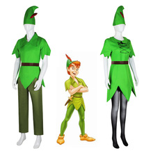 小飞侠彼得潘cosplay服装Peter Pan cos服成人儿童舞台角色表演服