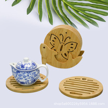 隔热垫一棵树创意餐桌垫防烫耐高温锅垫杯垫碗垫子家用实木质摆件