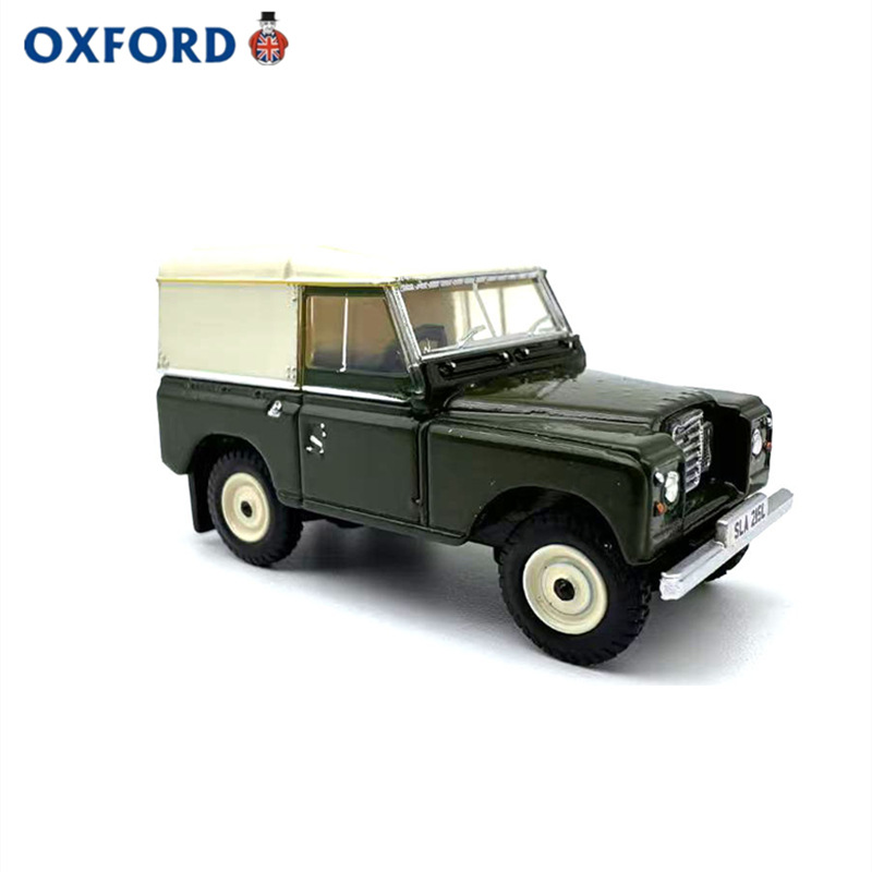 OXFORD路虎SWB硬顶吉普车合金汽车模型仿真收藏摆件1:76现货批发