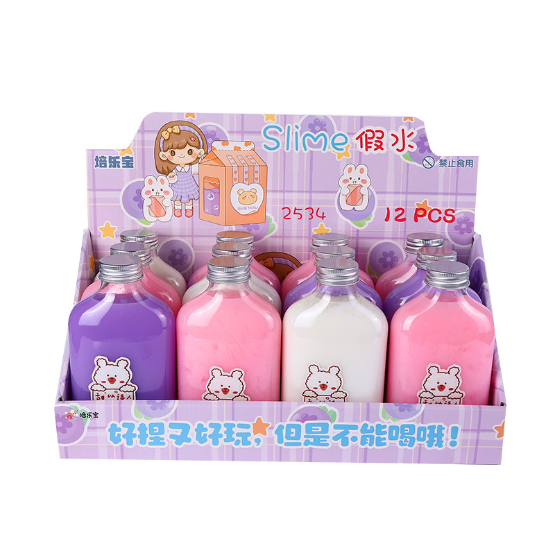 Internet Celebrity Fake Water Toys Crystal Mud Children's Slime Snot Rubber Clay Colored Clay Manufacturers Jelly Mud Toys Water