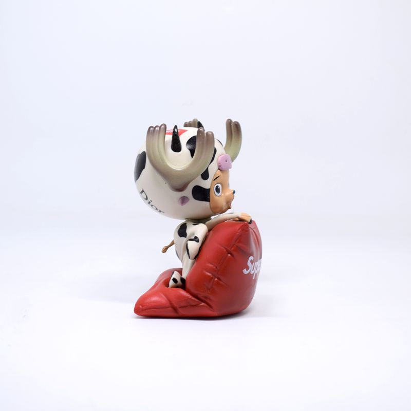 海贼王 潮牌 抱枕奶牛乔巴 布袋乔巴 q版公仔 盒装手办模型摆件