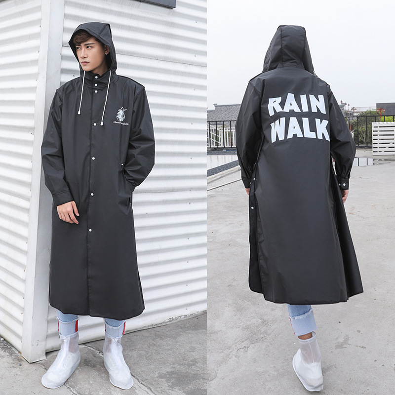 Fashion Classic Trendy Cool Raincoat Internet Celebrity Version Outdoor Adult Hiking Work School Raincoat