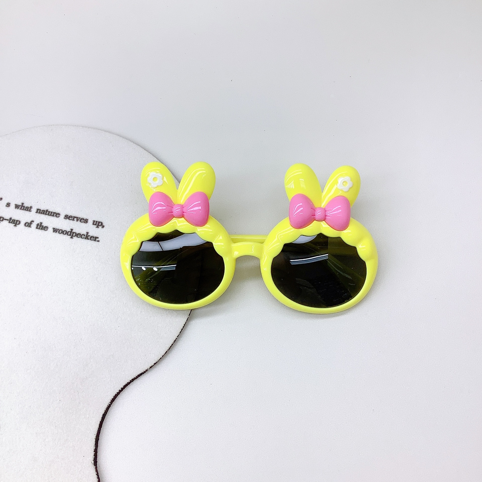 Fashion Kids Sunglasses Silicone Polarized Cute Ears Girls Sunglasses Sun UV Protection Boys Glasses