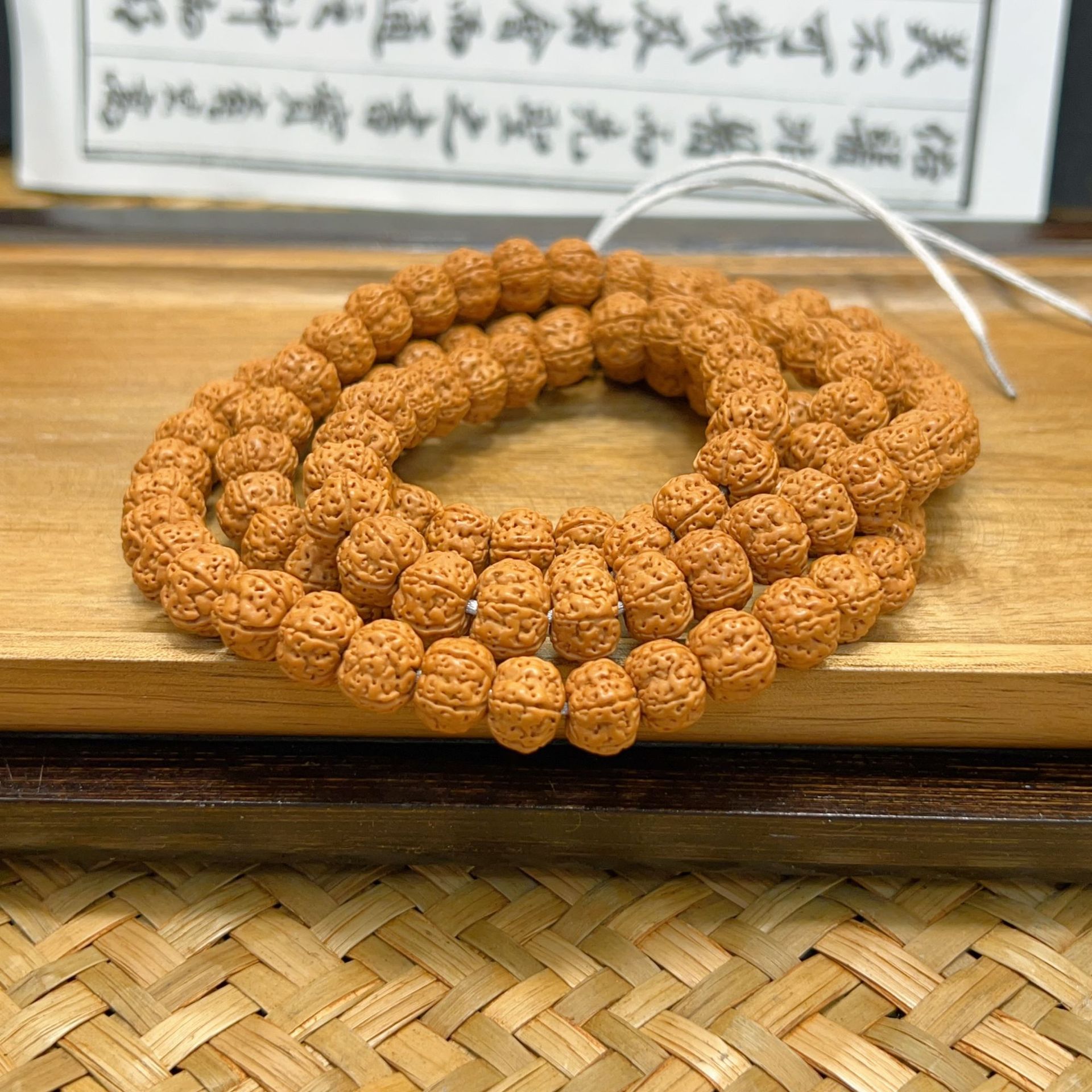 小金刚菩提子108颗五瓣蜂窝树神文玩串手串手链佛珠念珠diy半成品