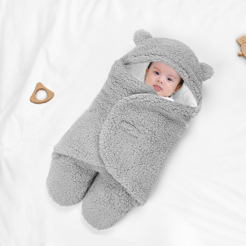 Baby Sleeping Bag Autumn and Winter Thick Newborn Universal Anti-Kicking Blanket Split Leg Baby Sleeping Bag Swaddling