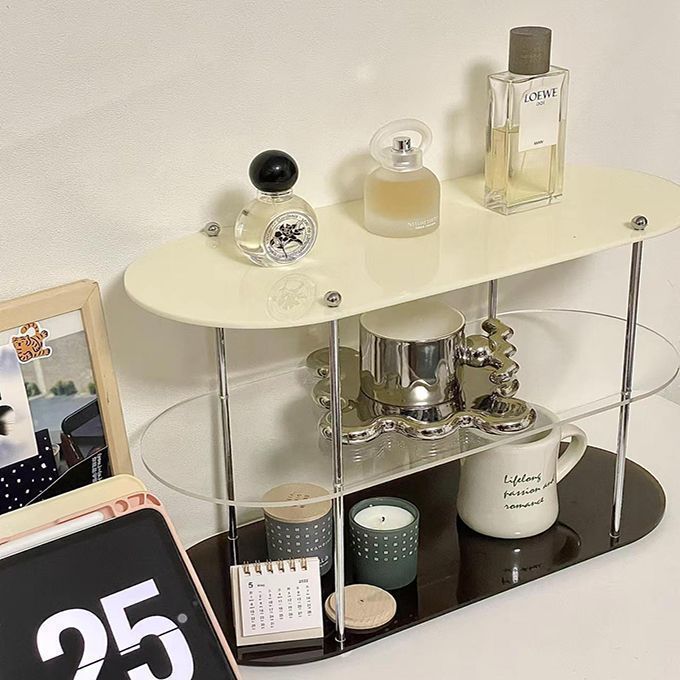 INS Style Storage Rack Acrylic Shelf Bathroom Countertop Cosmetics Multi-Layer Display Perfume Cup Holder