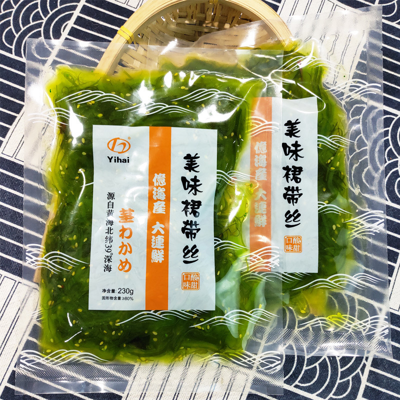 裙带菜丝即食小包装中华海草海藻菜即食海藻沙拉海带裙日式230g