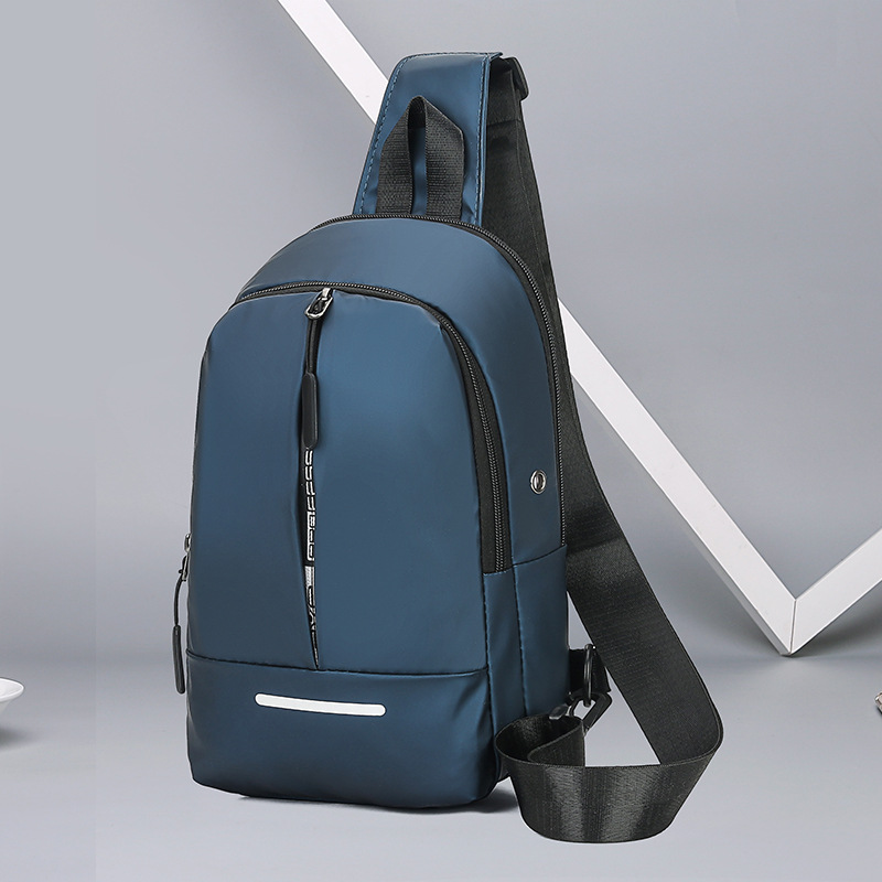 Chest Bag Men's 2021 New Shoulder Bag Crossbody Bag Simple Trendy Casual Cool Lightweight Backpack Men's Fashion Bag