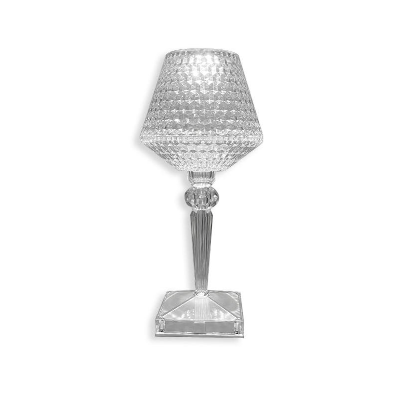 Crystal Lamp Led Wine Glass Small Night Lamp Creative Diamond Atmosphere USB Charging Crystal Lamp Bedroom Bedside Lamp