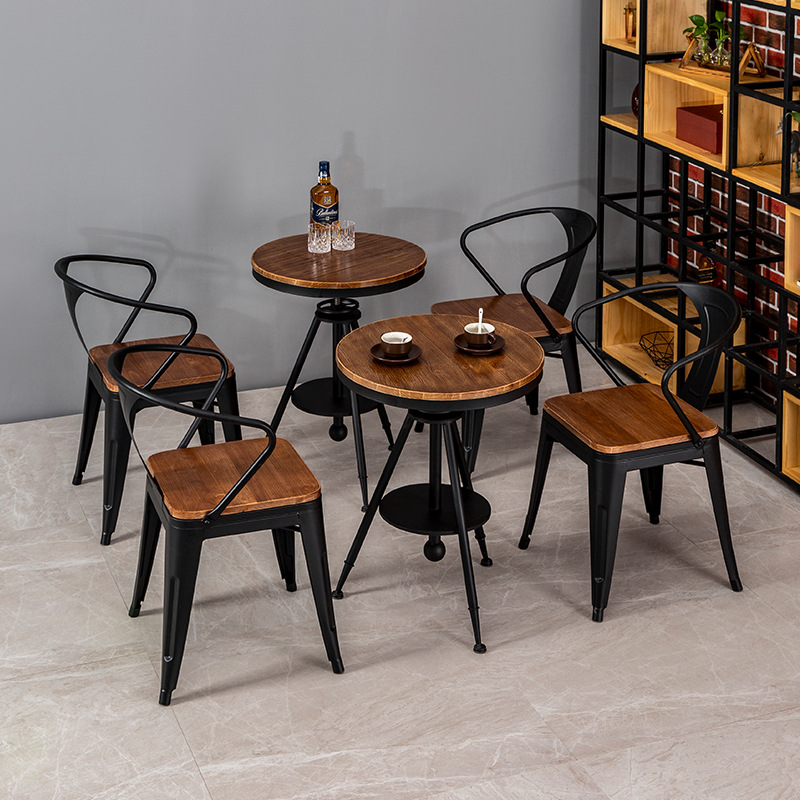 0成交3件相似工业风餐厅桌椅组合酒吧咖啡厅小酒馆奶茶店卡座沙发美式