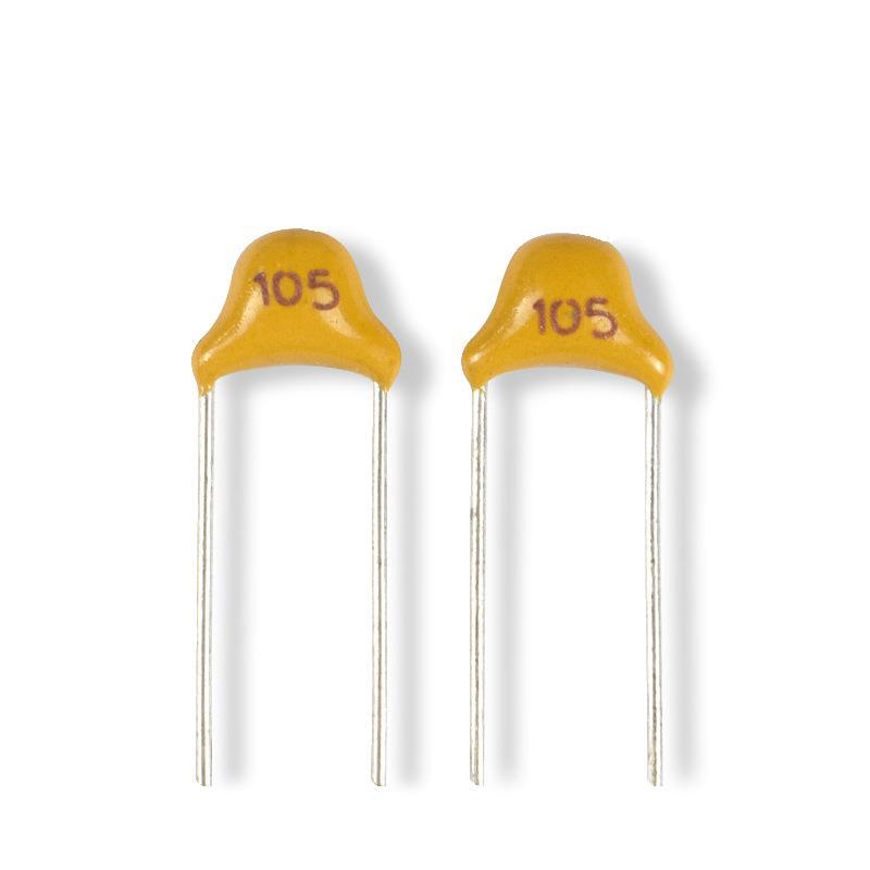 独石电容 105m 1uf 50v 间距5.08mm 瓷片电容 -阿里巴巴