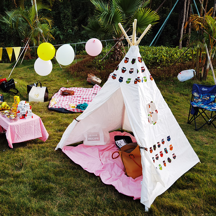 生日派对帐篷户外 野餐活动儿童印第安蚊帐 装饰欧式帐 花园party采购