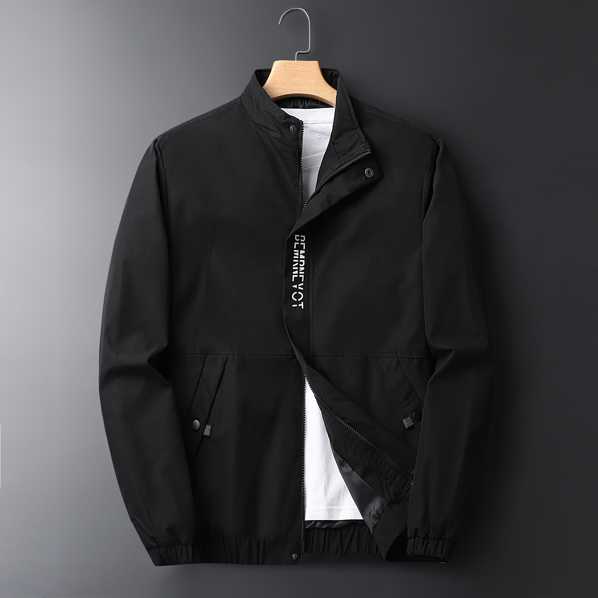 2022夹克男春夏季薄新款学生长袖立领帅气搭配韩版潮流休闲工装服