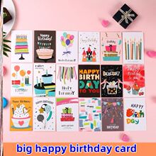 big happy birthday card 生日birthday cards卡片 set boy创意