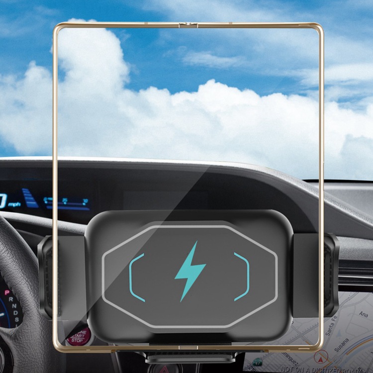 s15车载无线充大屏幕折叠支架平板手机华为苹果小米荣耀