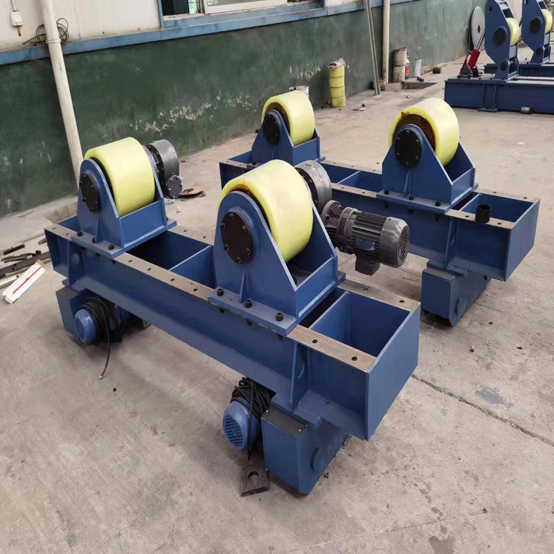 急购2022春厂家供应管子焊接小型滚轮架自调试焊接滚轮架可调式行走