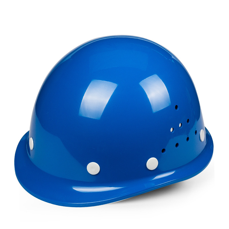 头帽工地透气建筑工程国标施工加厚玻璃钢帽男冬季白