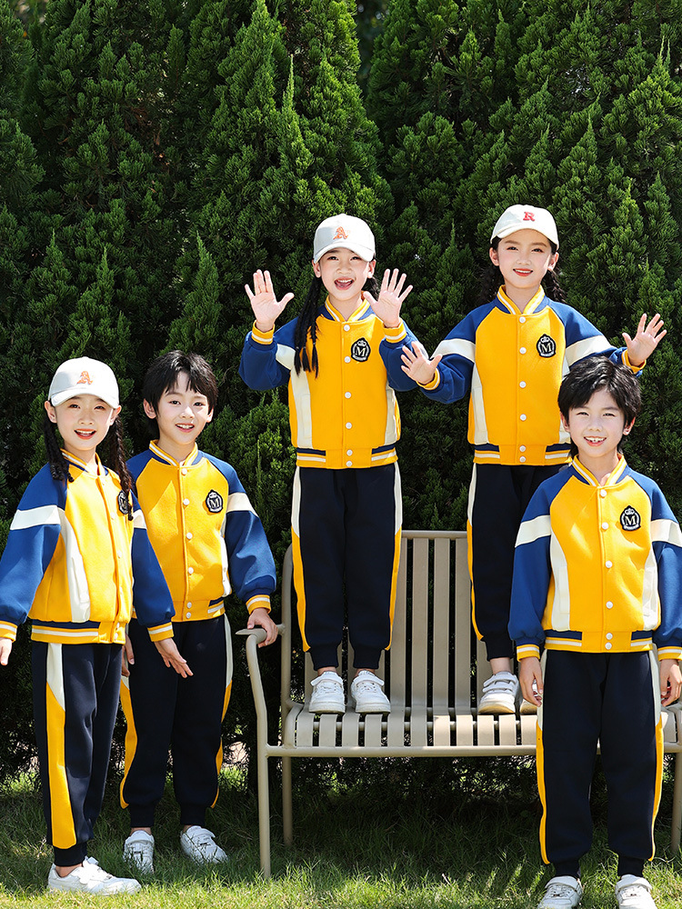 新款运动服教师服春秋套装运动会班服幼儿园园服中小学生校服团体