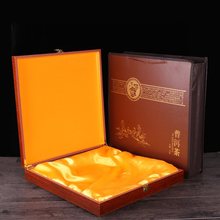 三公斤茶饼普洱茶包装盒茶叶礼盒6斤大饼油漆木盒单饼空盒子