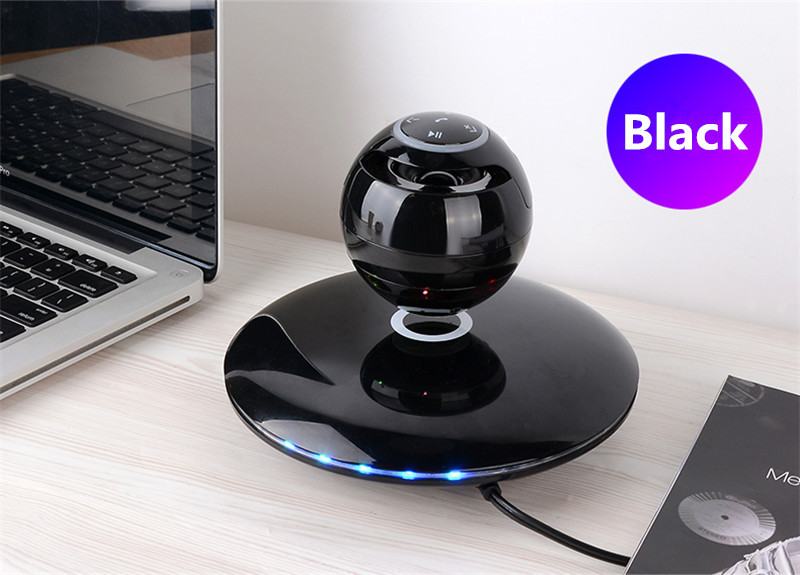 Magnetic Suspension Wireless Bluetooth Speaker Magnetic Levitation Bluetooth Speaker Touch Button Magnetic Suspension Cross-Border Factory Direct Sales