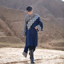 2023年新款藏族服装男藏族服装男衬衣藏袍冬天藏服藏式藏装外套