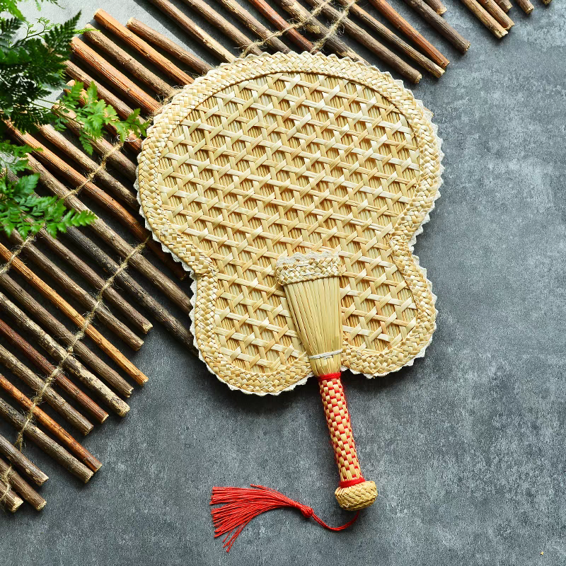 竹编扇子大e蒲扇竹子编织团扇宝宝纳凉驱蚊竹扇夏季扇手摇扇芭蕉