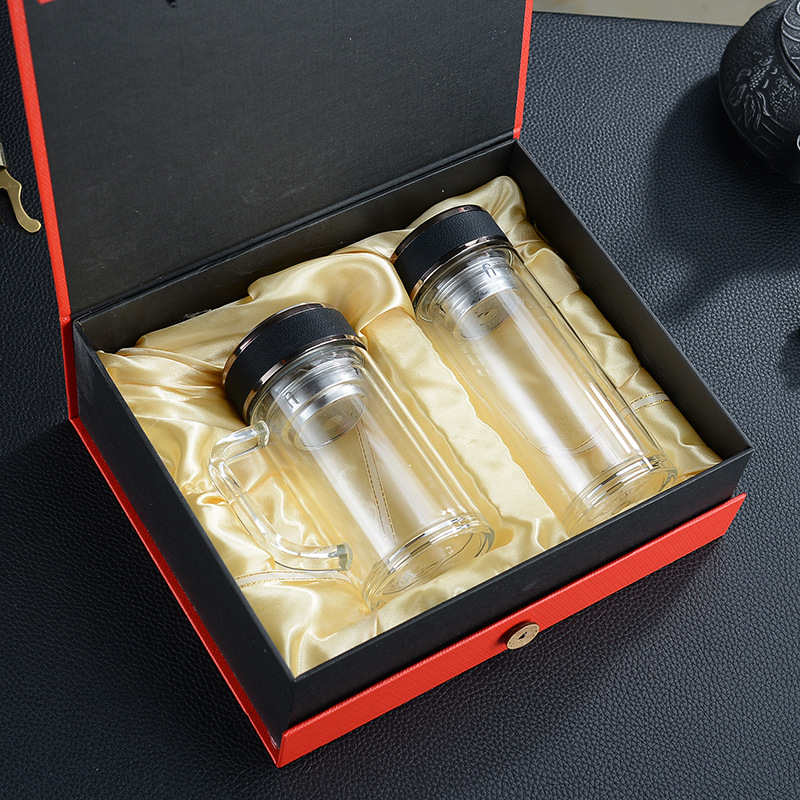 大号套盒两只装双杯子礼盒高档礼品玻璃杯用礼盒婚庆商务赠包装盒