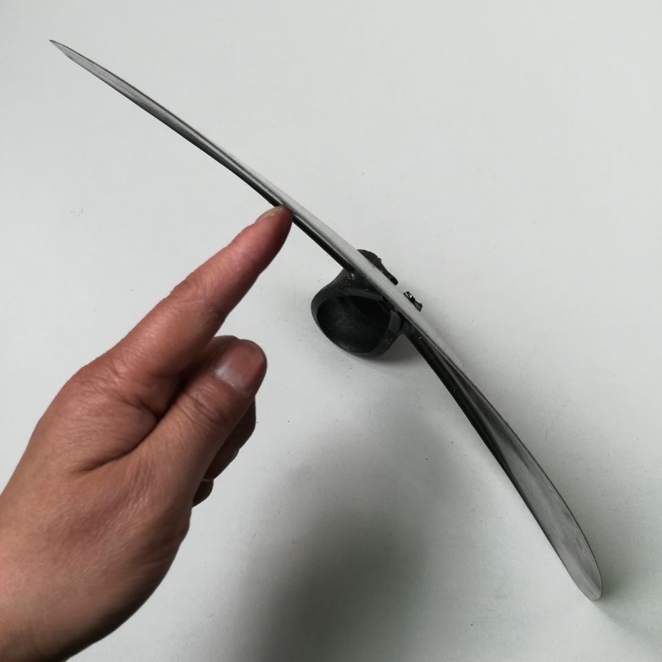 弹簧钢扇形锄头 月牙锄 草锄锻打月刮锄农用工具锄地刨草园林绿化
