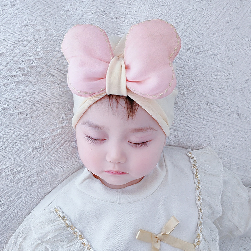 0成交2.3万顶婴儿帽子蕾丝公主护卤门空顶帽新生儿胎帽女宝宝