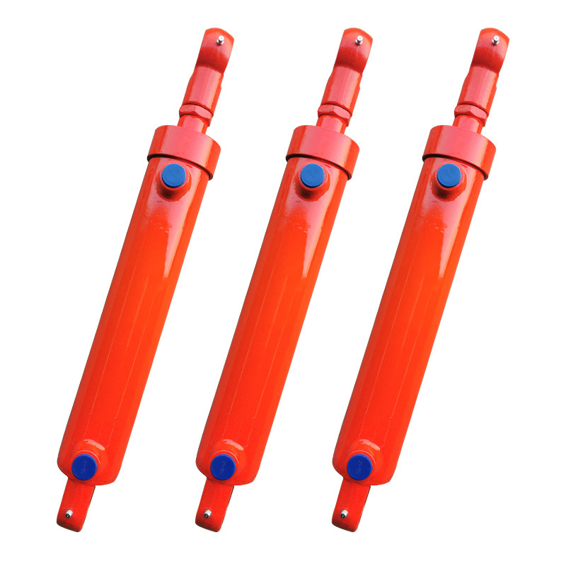 工程小型前后耳环法兰式液压油缸 货梯电梯用单双向多级油缸