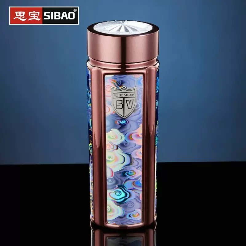 Sibao Xiangguang Ark Vacuum Stainless Steel Vacuum Cup Men and Women Simple Fashion Gift Box Business Atmosphere Tea Cup