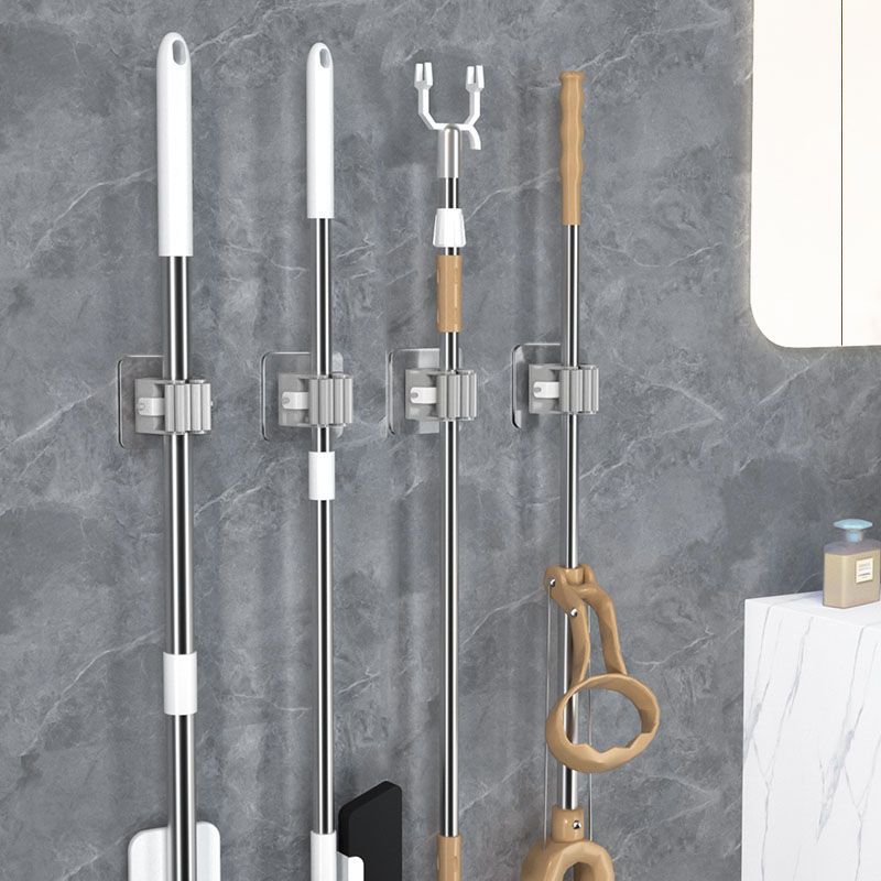 拖把架免打孔拖把夹拖把挂钩卫生间挂架神器强力壁挂收纳承重厨房