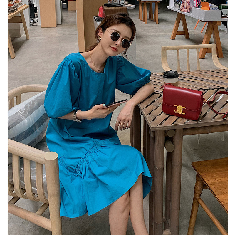 转角处的恋人~泡泡袖的设计让你无法拒绝连衣裙懒人秘籍娃娃裙女