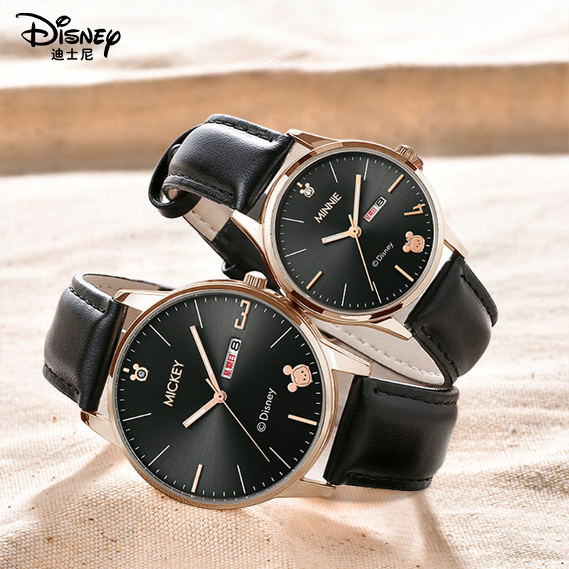 迪士尼情侣手表情侣款一对防水机械男女款学生生日七夕礼物送女友