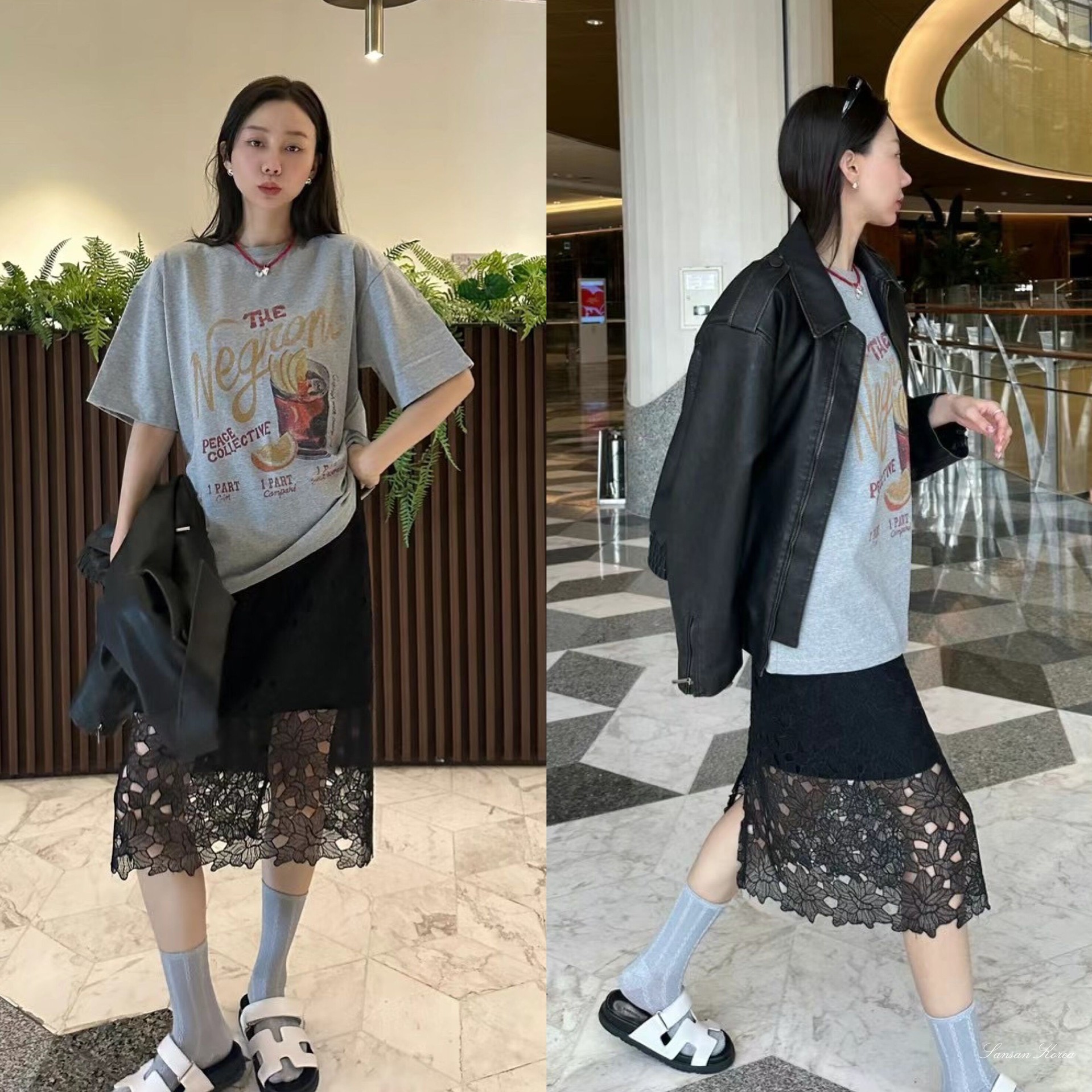 生c】2024年早春新品韩国东大门t恤 半身裙sk10949/ts10951-阿里巴巴